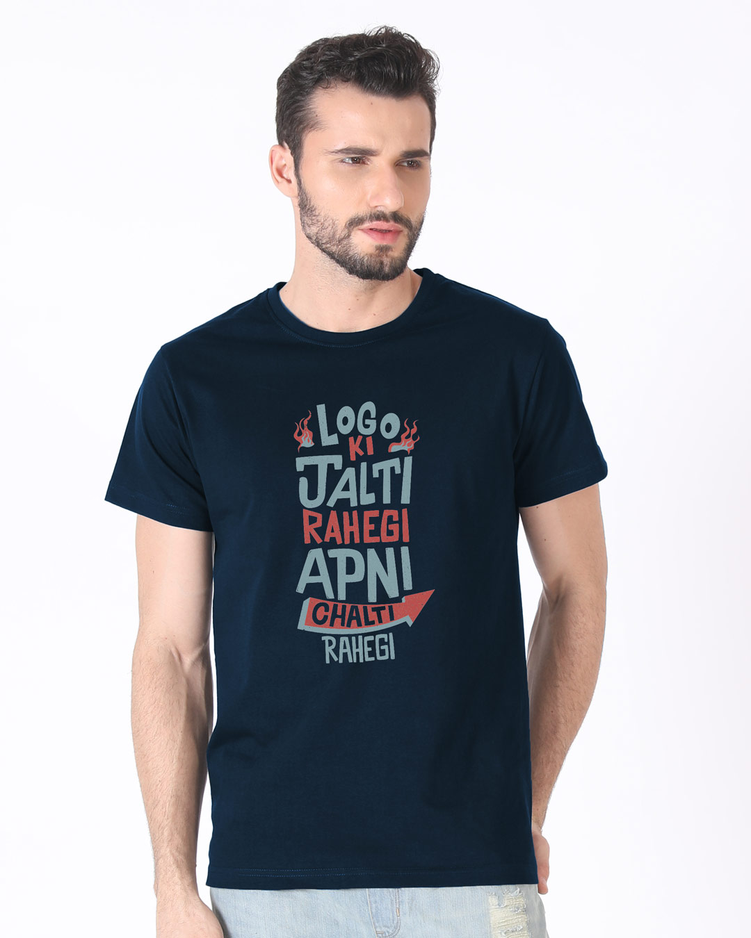 Shop Apni Chalti Rahegi Half Sleeve T-Shirt-Back