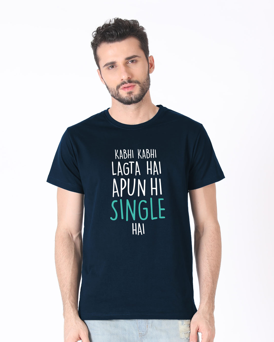 Shop Apun Hi Single Half Sleeve T-Shirt-Back