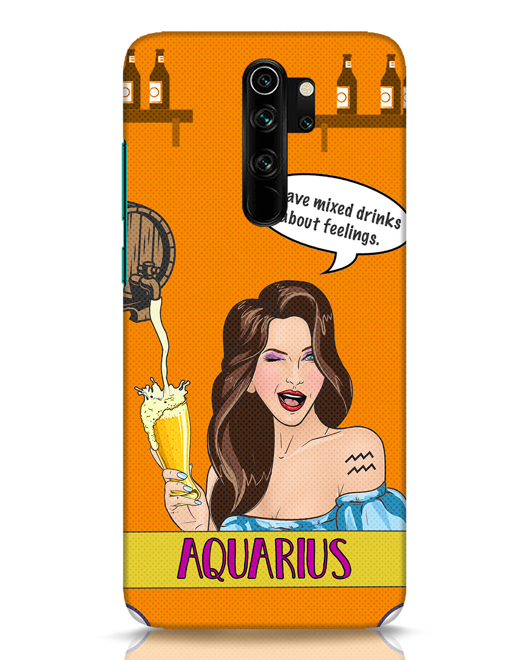 Buy Aquarius Zodiac Designer Hard Cover For Xiaomi Redmi Note 8 Pro Online In India At Bewakoof 2667