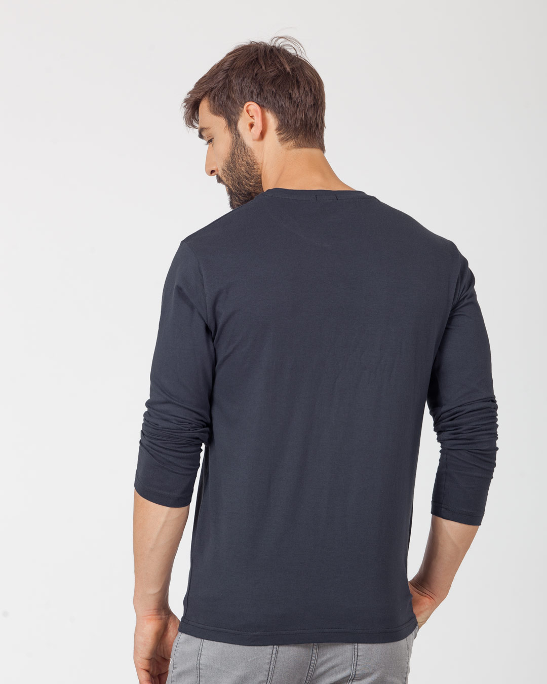 Shop Arey Bhai Full Sleeve T-Shirt-Back