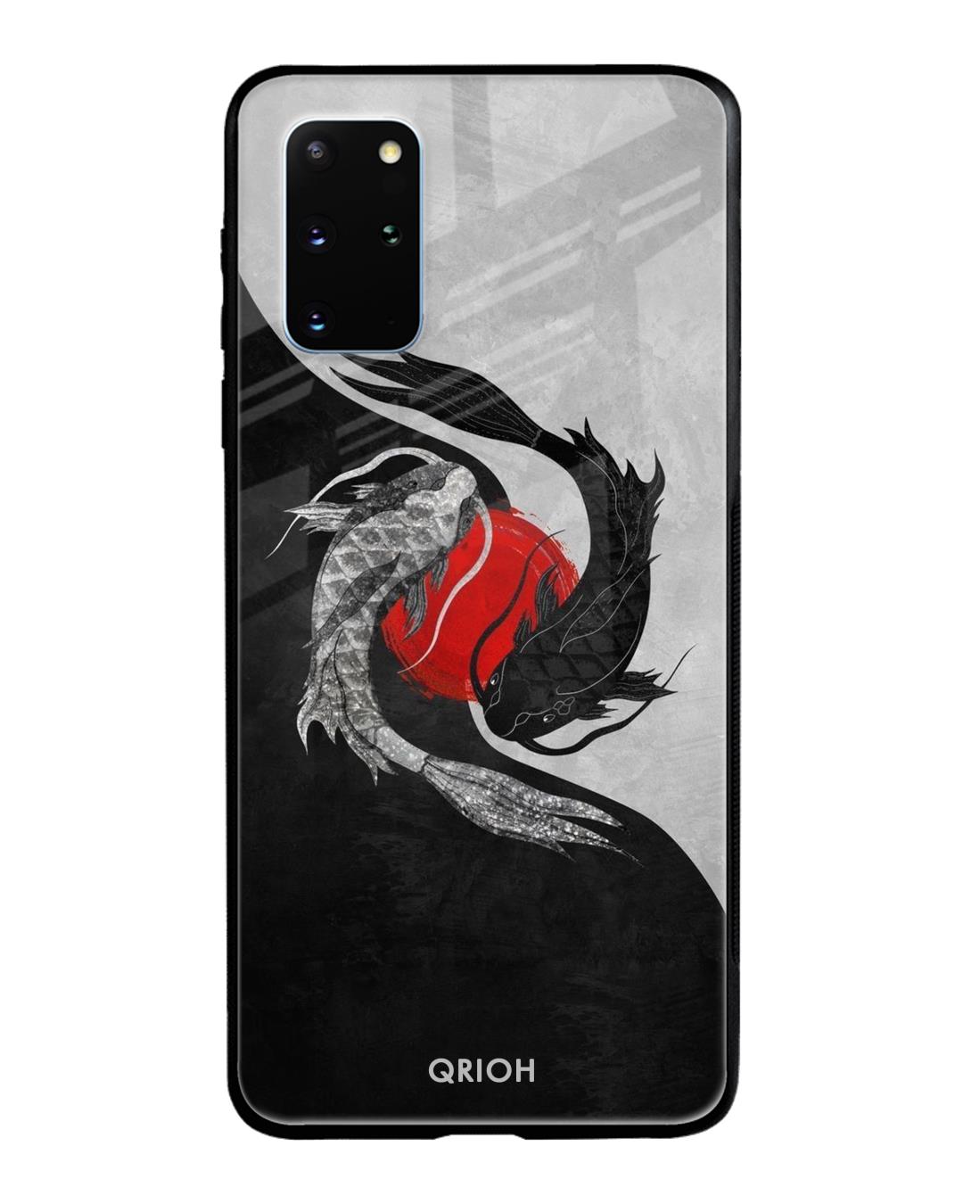Shop Art Printed Premium Glass Cover For Samsung Galaxy S20 Plus(Impact Resistant, Matte Finish)-Back