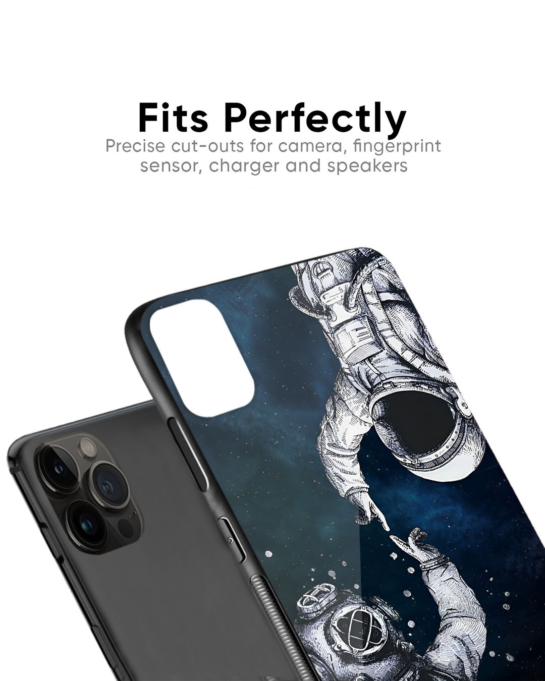 Shop Astro Connect Premium Glass Case for Apple iPhone 14 Pro (Shock Proof, Scratch Resistant)-Back