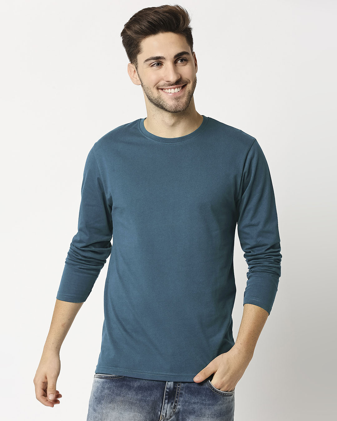 Plain Full Sleeves T-shirt