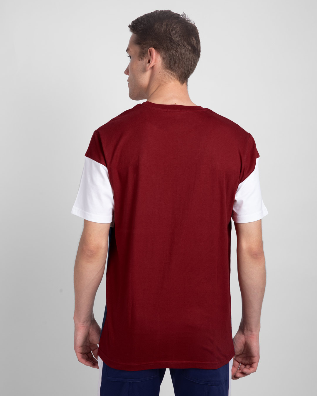 Shop Attitude Block Color Block T-Shirt-Back