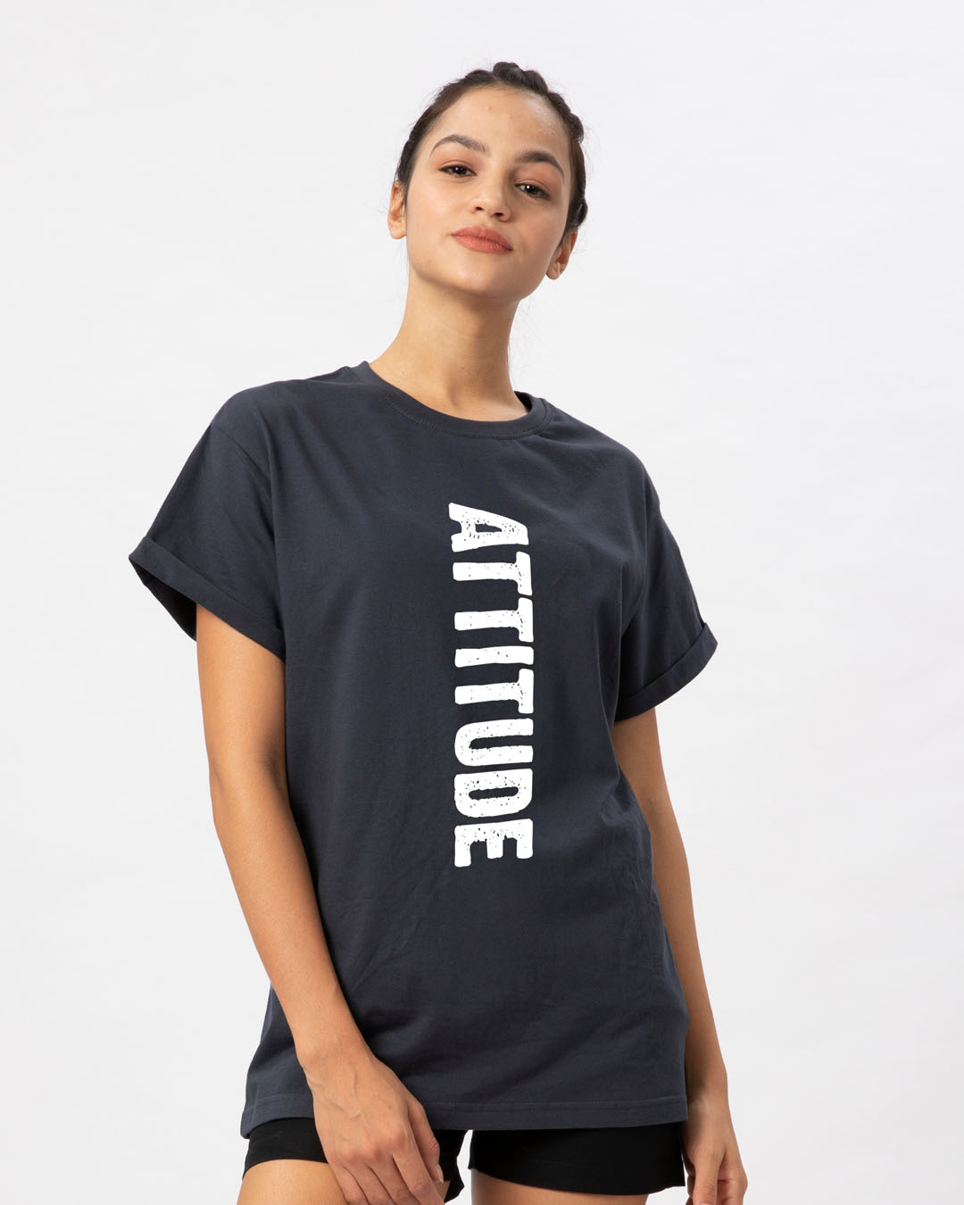 Shop Attitude Boyfriend T-Shirt-Back
