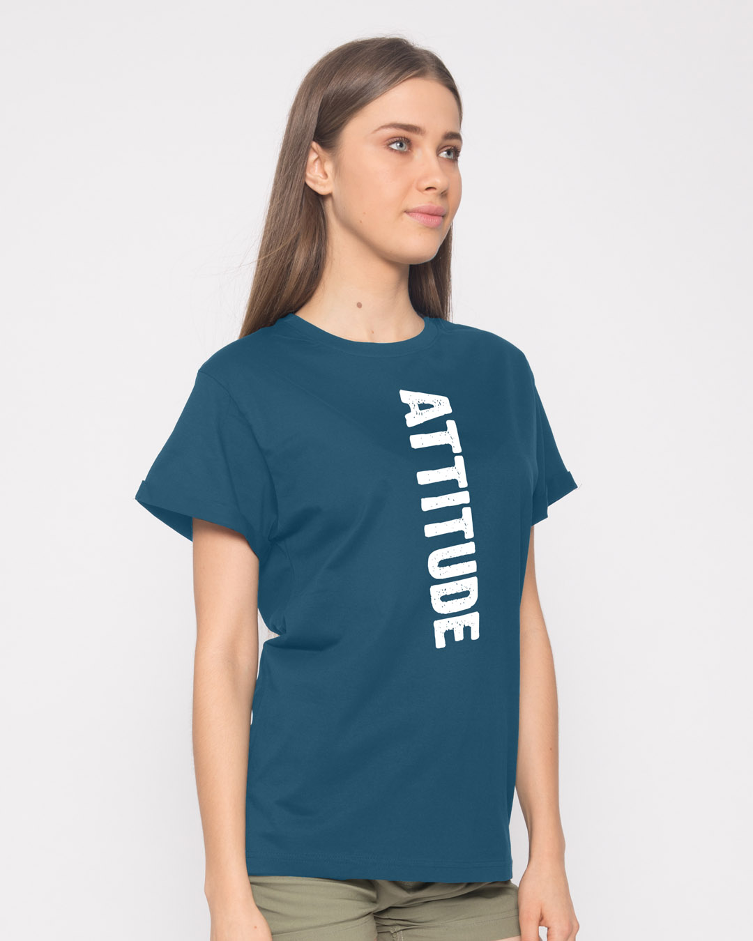 Shop Attitude Boyfriend T-Shirt-Back