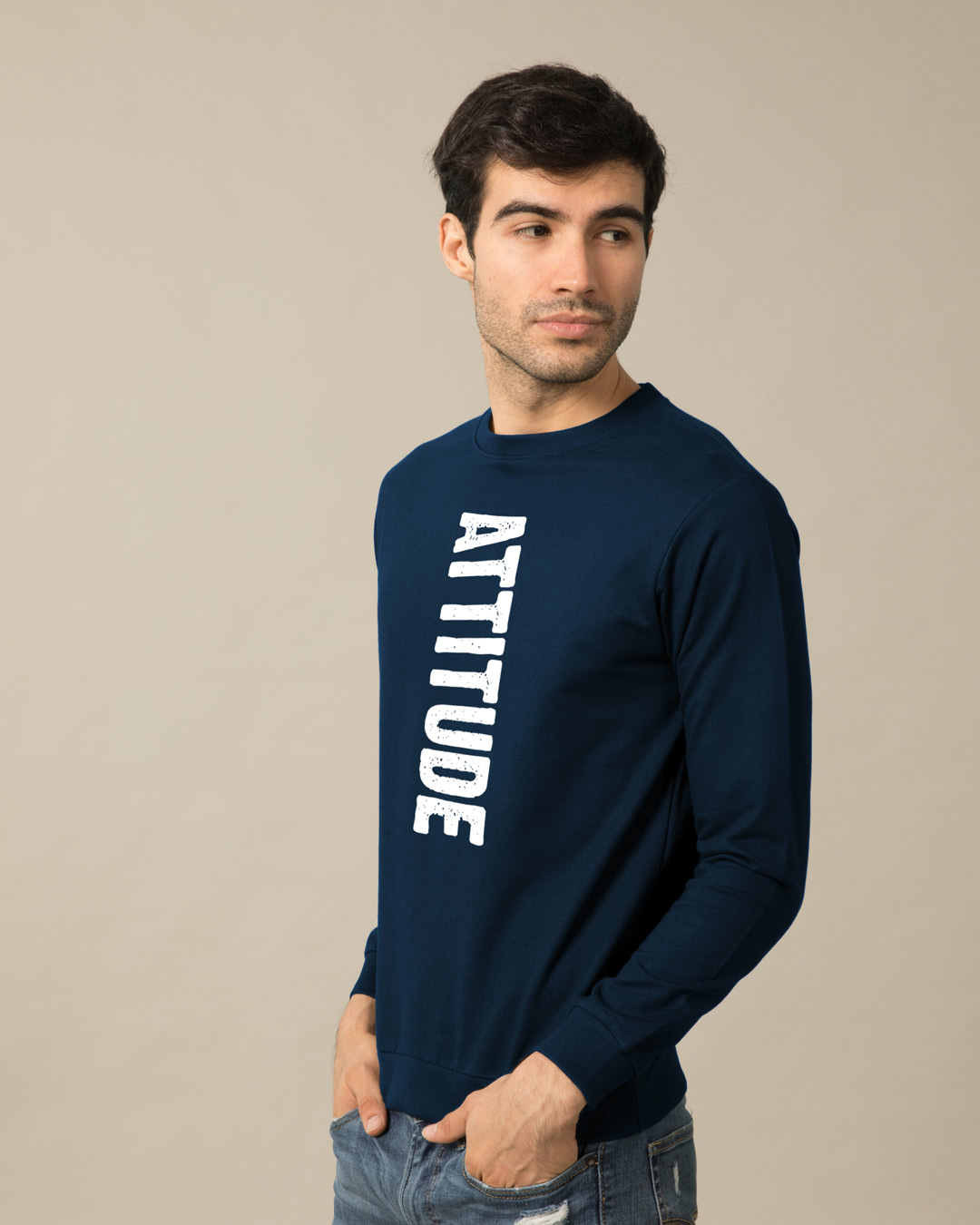Shop Attitude Light Sweatshirt-Back