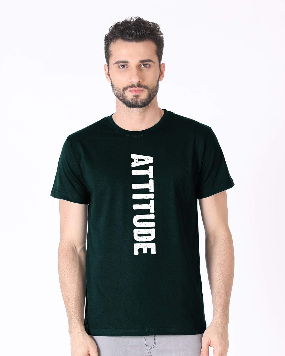 Shop Attitude Half Sleeve T-Shirt-Back