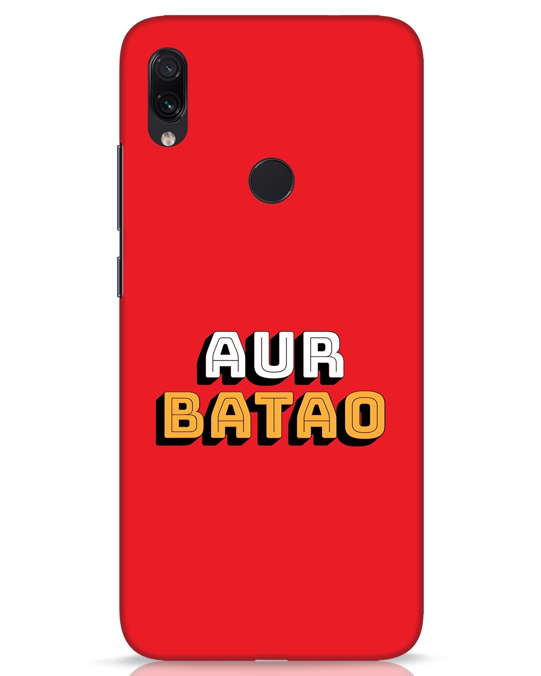 Buy Aur Batao Xiaomi Redmi Note 7s Mobile Cover Online in India at Bewakoof