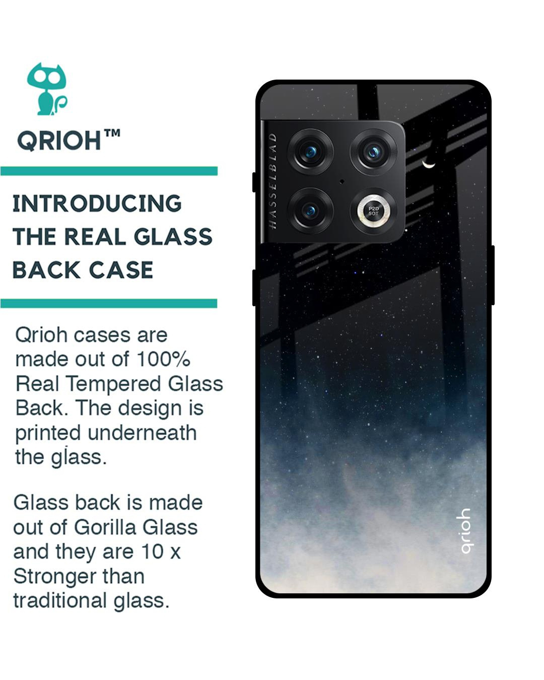 Shop Aura Printed Premium Glass Cover for OnePlus 10 Pro (Shock Proof, Lightweight)-Back