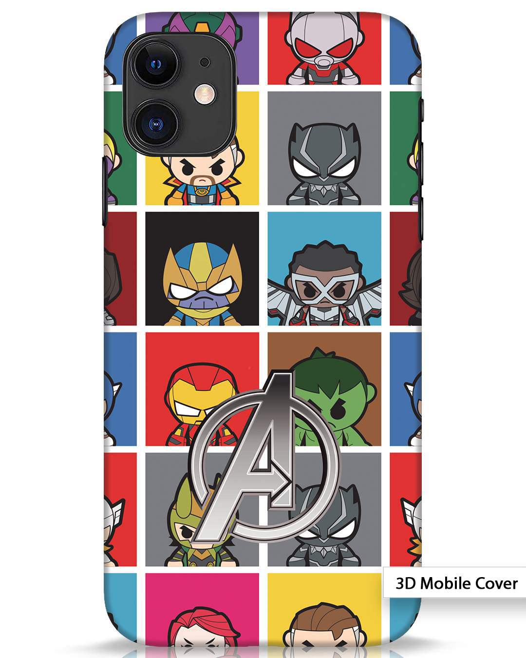 Buy Avengers Chibi iPhone 11 3D Mobile Cover Online in India at Bewakoof