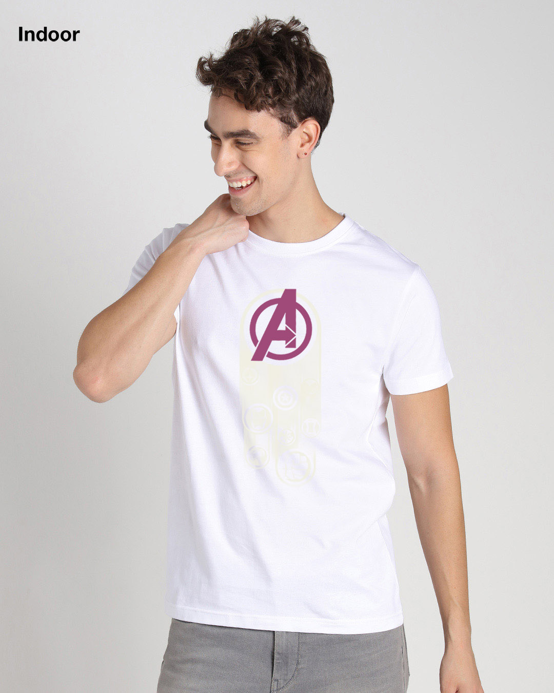 Shop Avengers circle - Sun Active Half Sleeve T-Shirt-Back