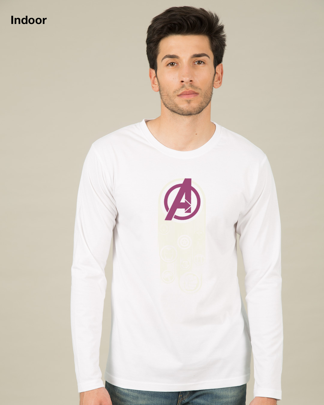 Shop Avengers Circle Sun Active T-Shirt (AVL)-Back