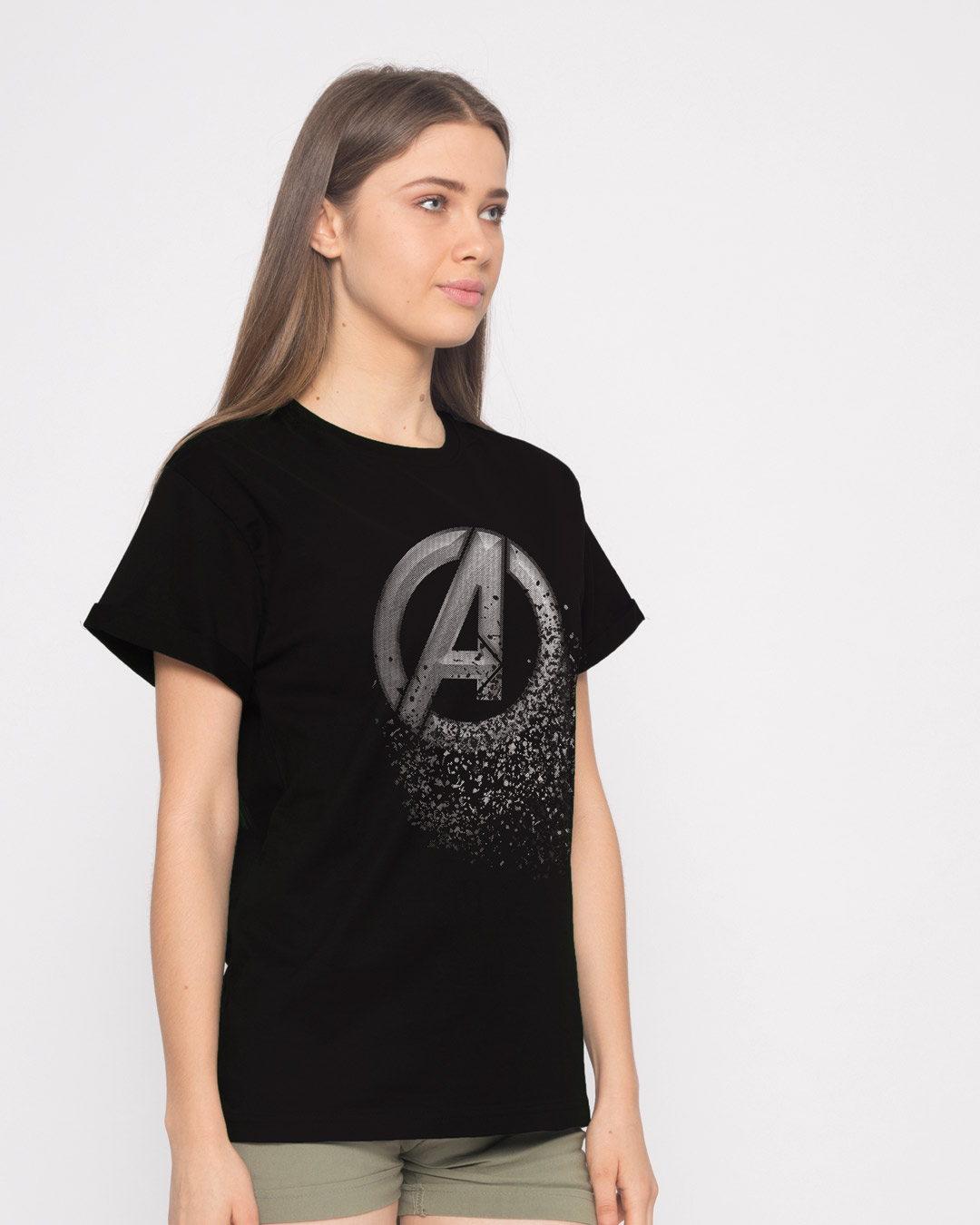 Shop Avengers Dispersion Boyfriend T-Shirt (AVL)-Back