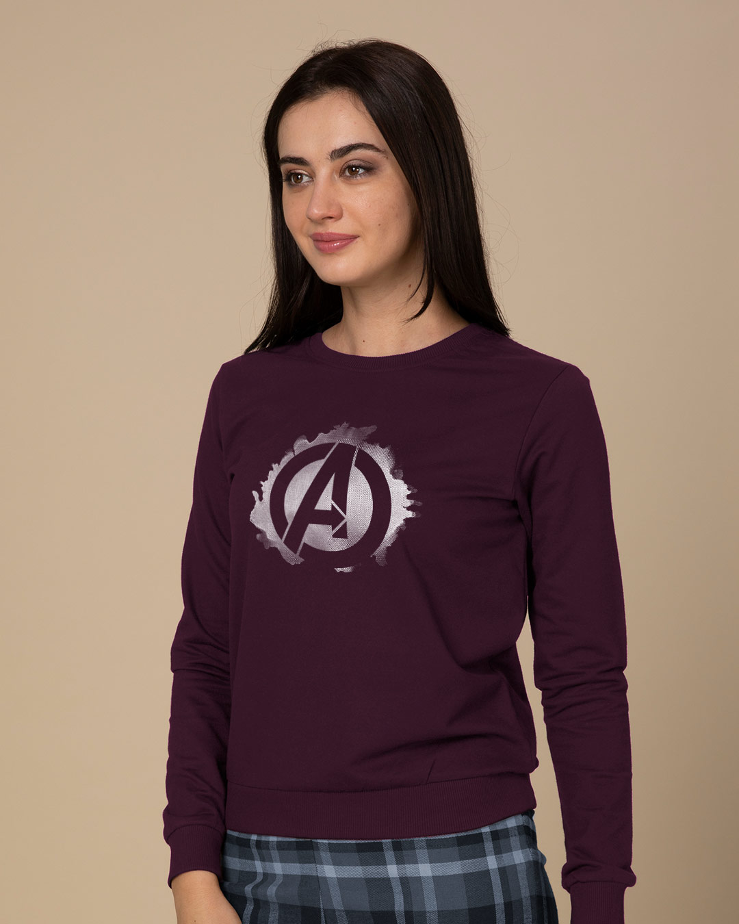 Shop Avengers Inked Sweatshirt (AVL)-Back