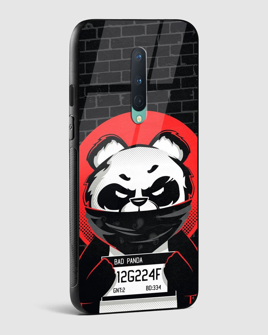 Shop Bad Panda Premium Glass Case for OnePlus 8-Back