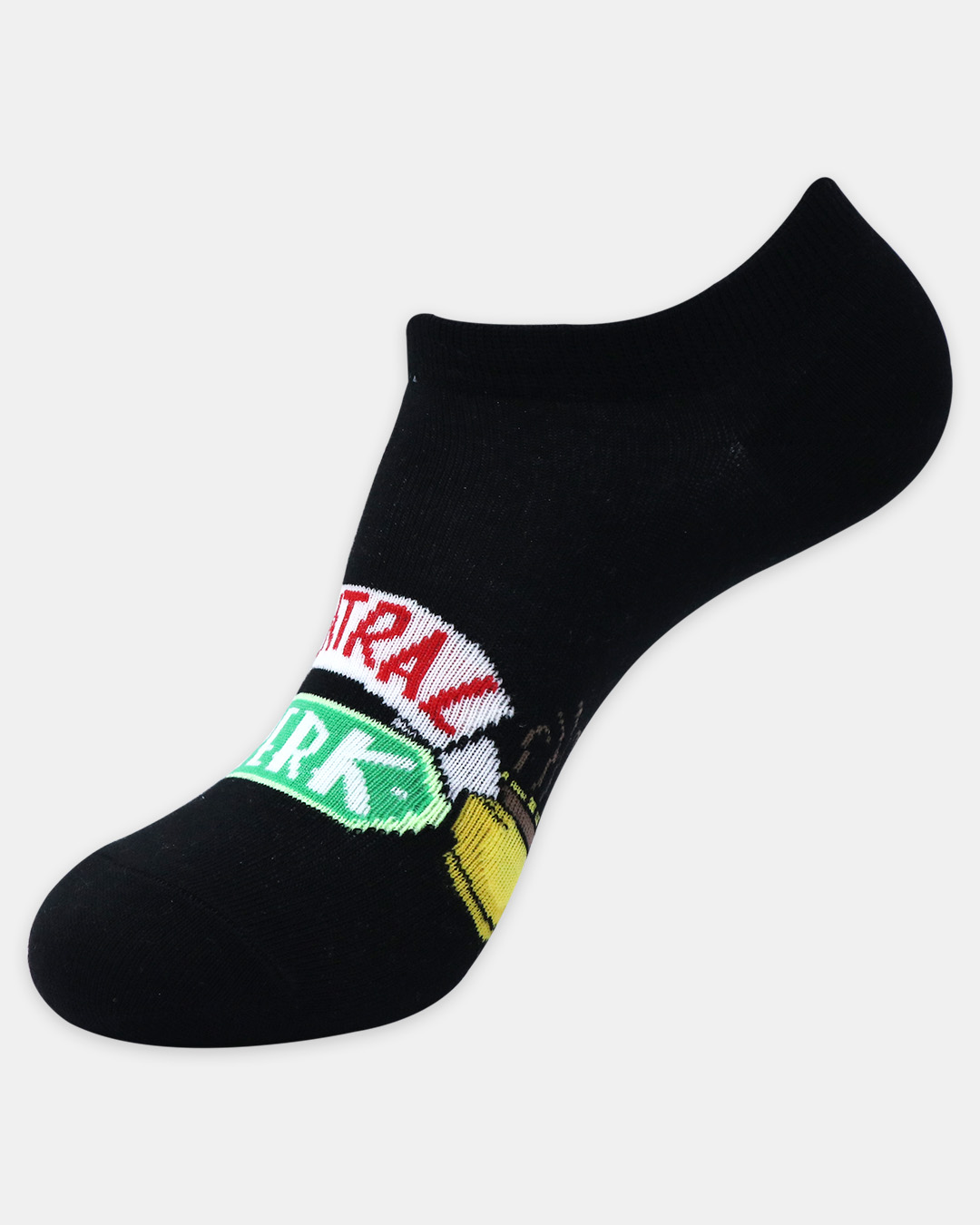 Shop Pack of 2 Friends theme Lowcut Black Socks for Women-Back