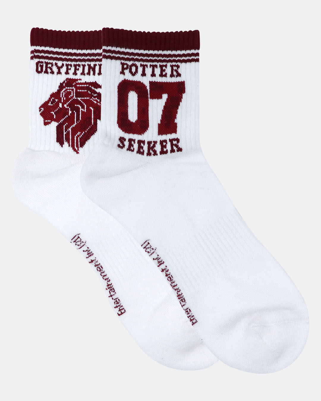 Shop Pack of 2 Harry Potter High Ankle Sports Socks for Men-Back