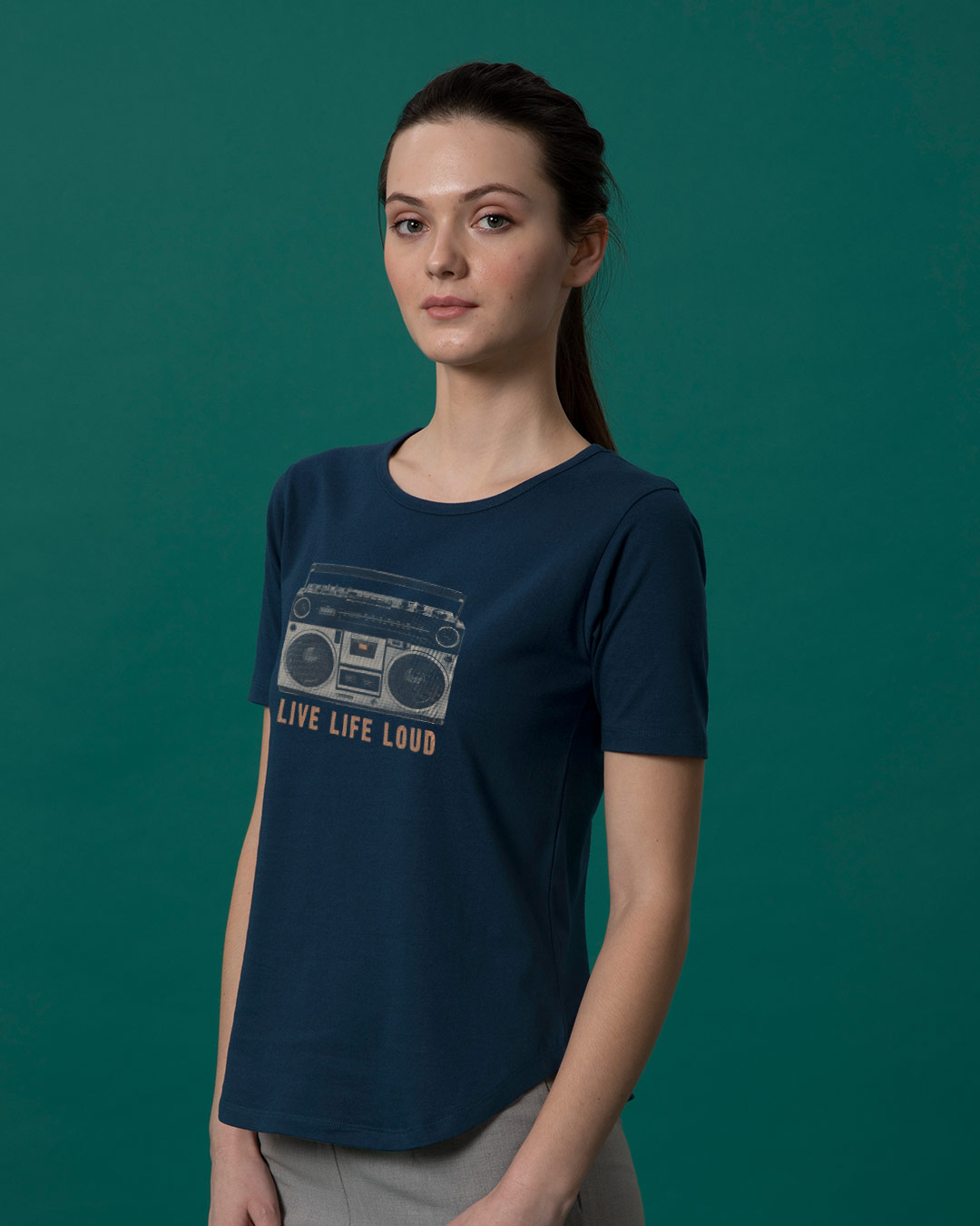 Shop Band Baja Box Basic Round Hem T-Shirt-Back