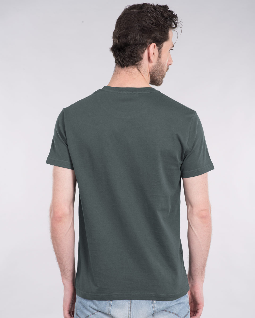 Shop Bat Code Hi Half Sleeve T-Shirt (BML)-Back