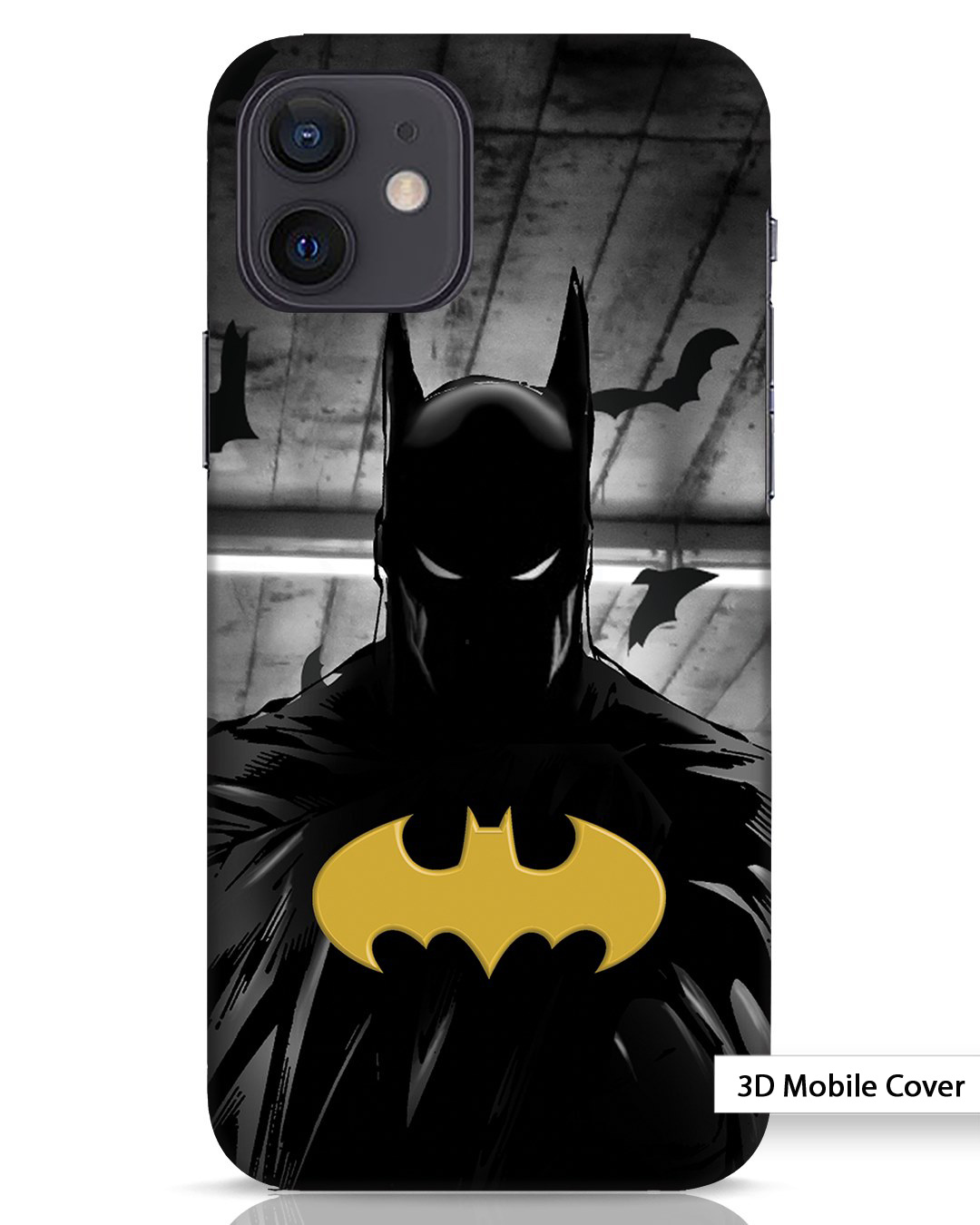 Buy Batman Logo iPhone 12 3D Mobile Cover Online in India at Bewakoof