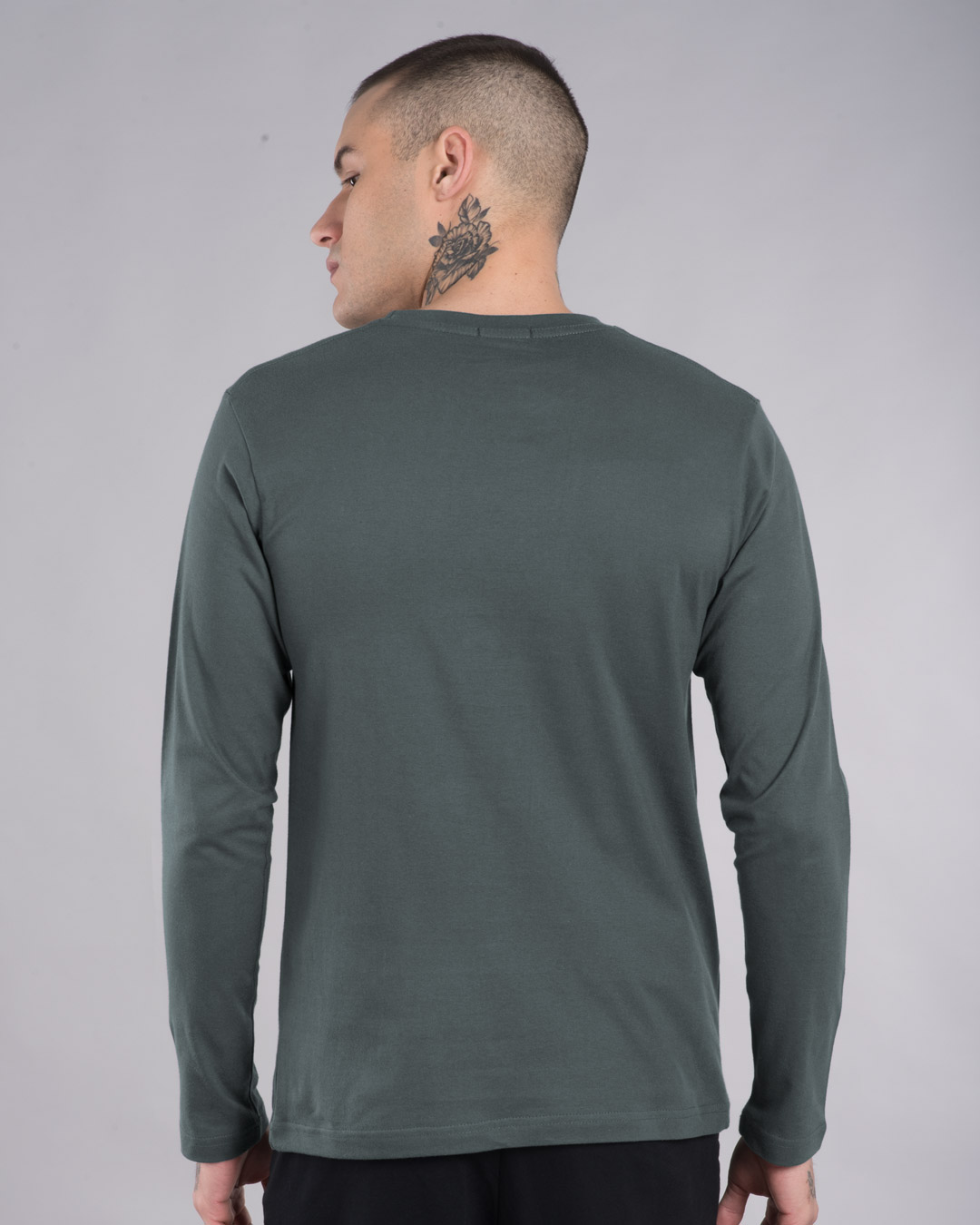 Shop Batman Applique Full Sleeve T-Shirt (BML)-Back