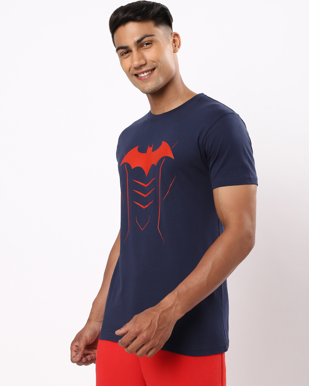 Shop Batman Armor Half Sleeve T-Shirt (BML)-Back