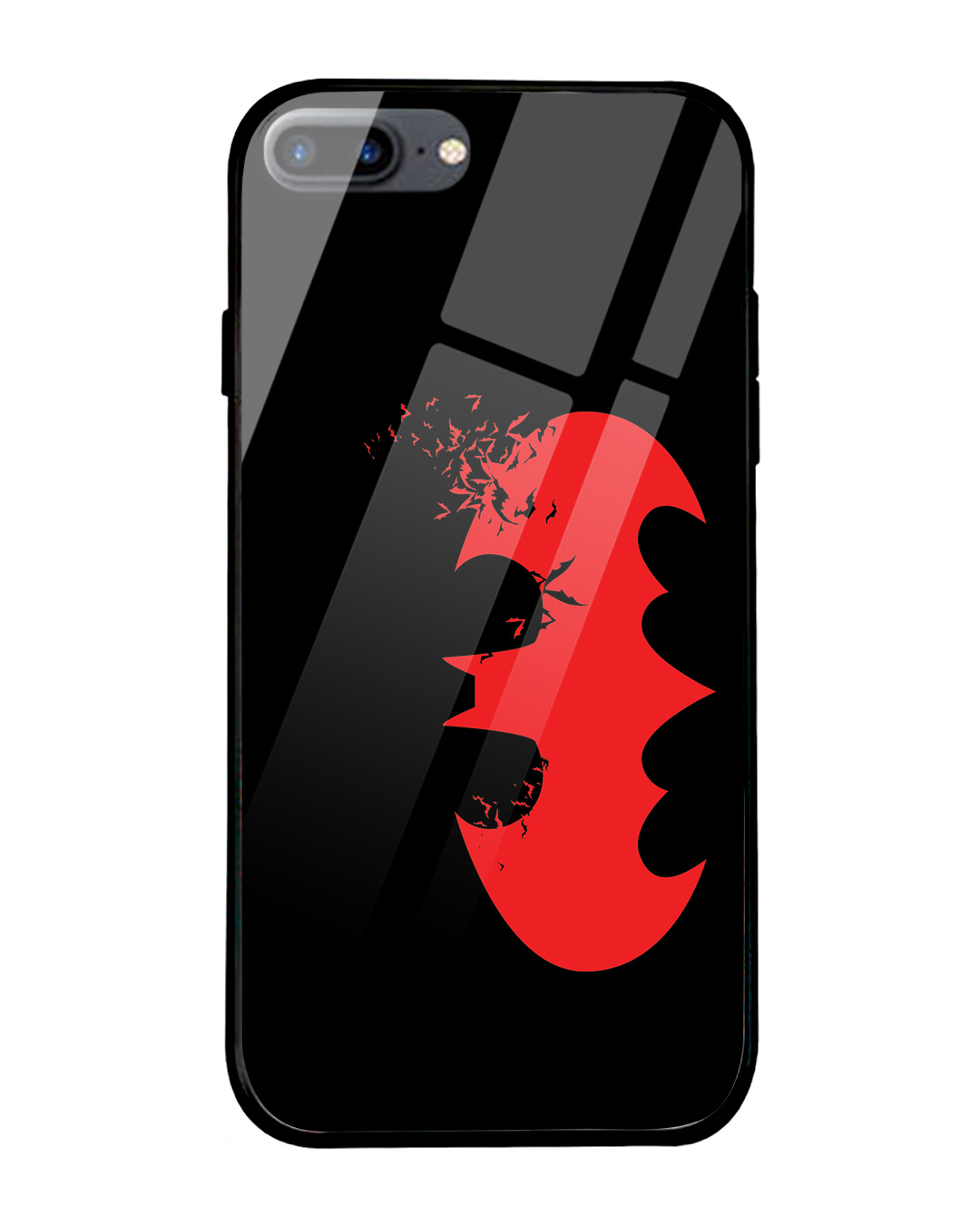 Buy Batman Flying Bats Premium Glass Cover For Apple Iphone 7 Plus Online In India At Bewakoof