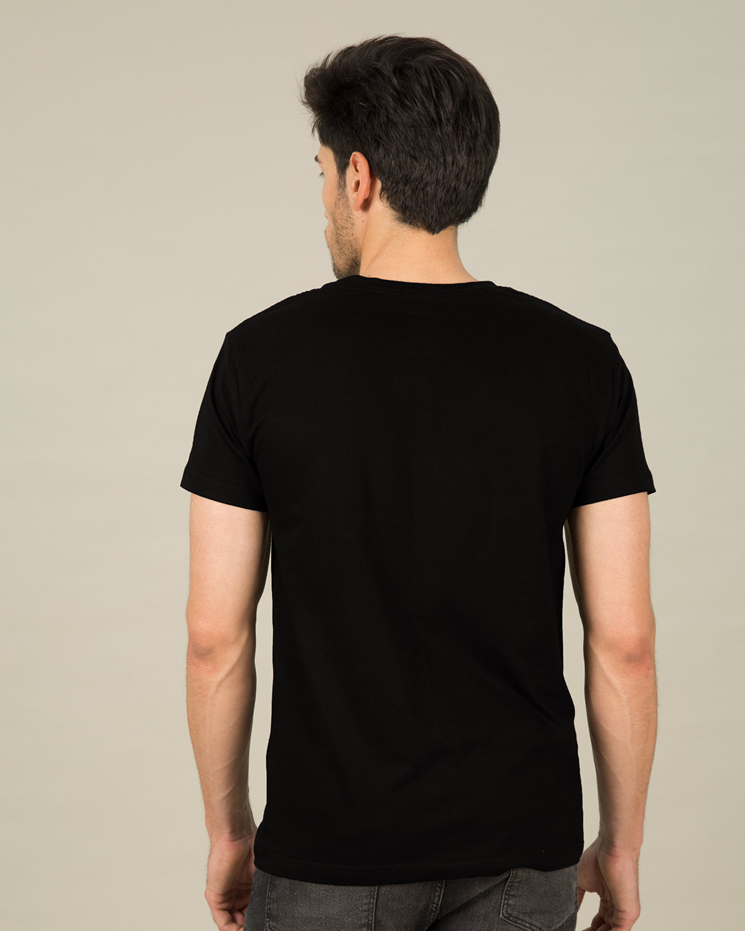 Shop Batman Intense Logo Glow In Dark Half Sleeve T-Shirt (BML) -Back