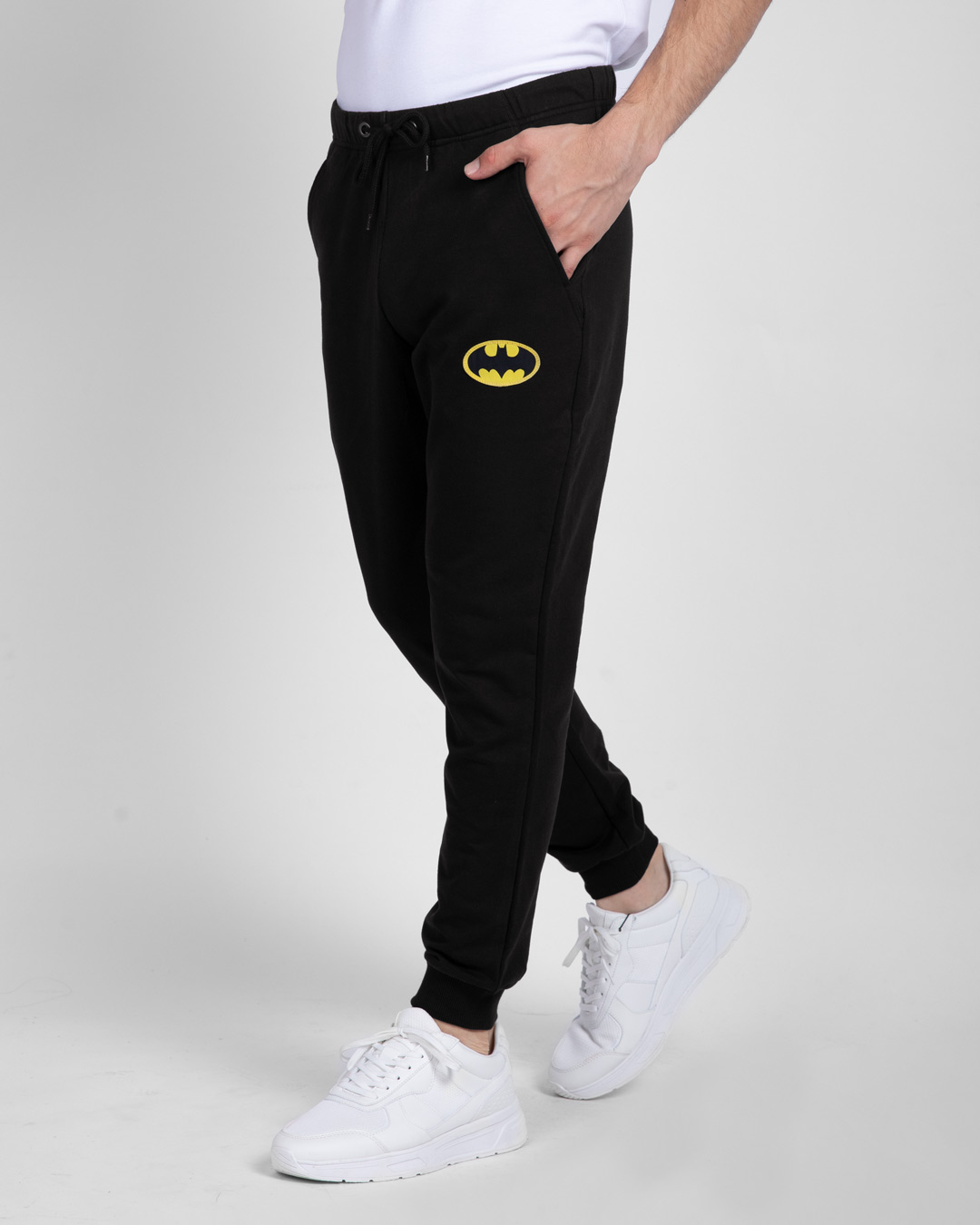 Shop Batman Logo Casual Badge Jogger Pants-Back