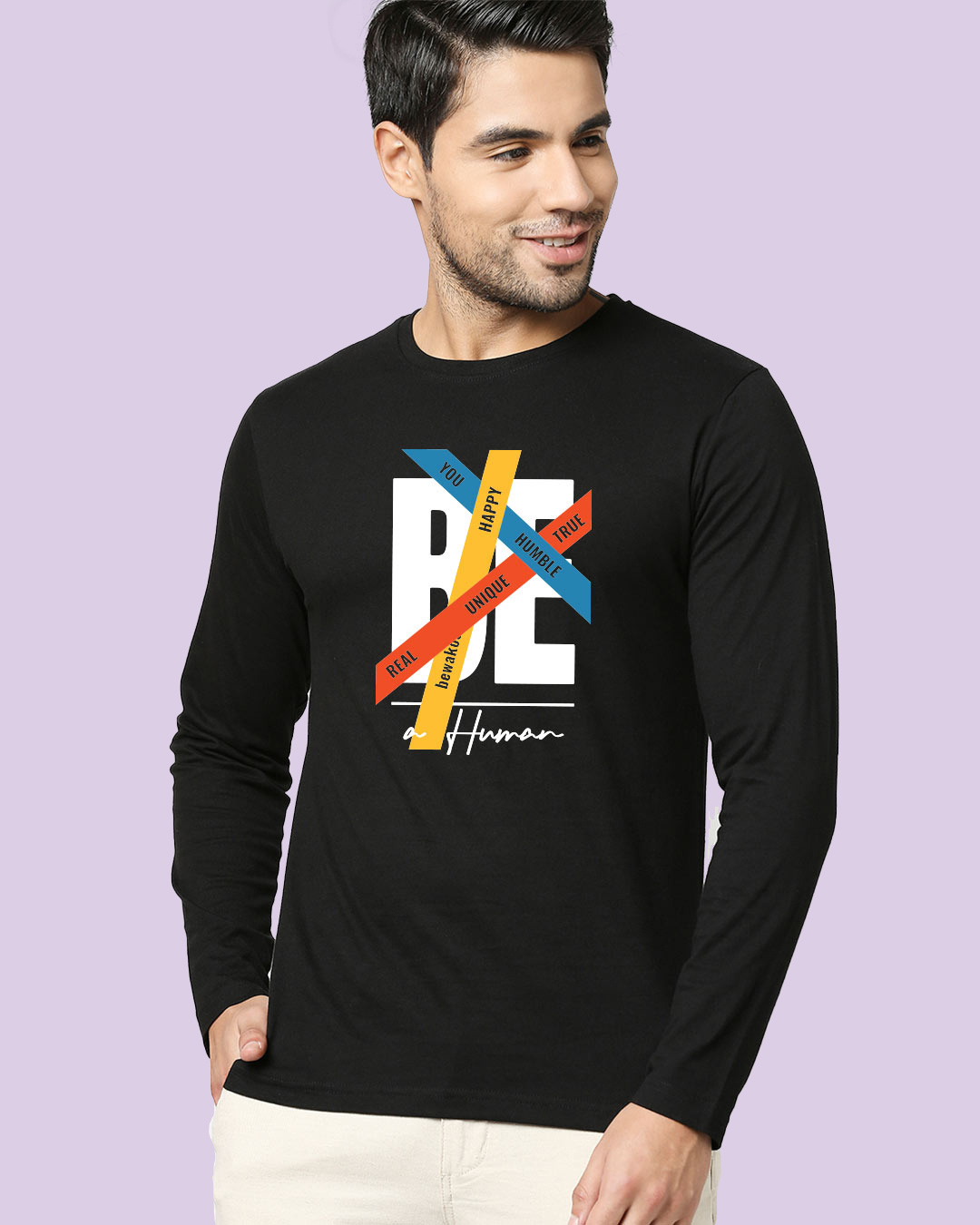 being human full sleeve t shirt