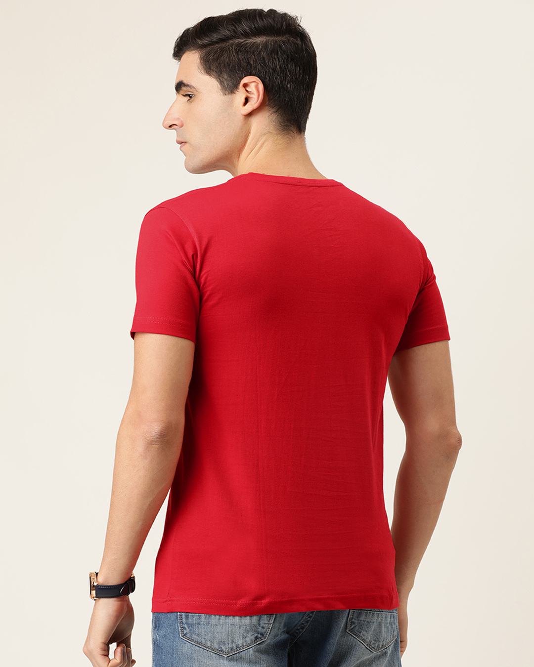 Shop Adventure Begins Half Sleeve T Shirt For Men-Back