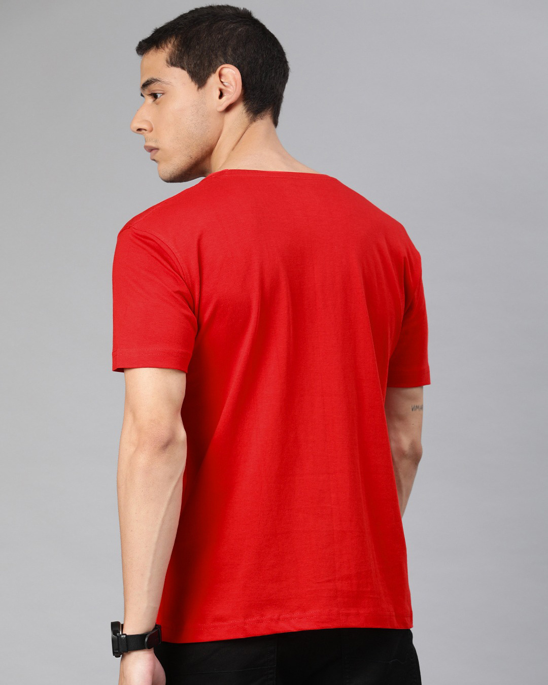 Shop Dali Face Half Sleeve T Shirt For Men-Back