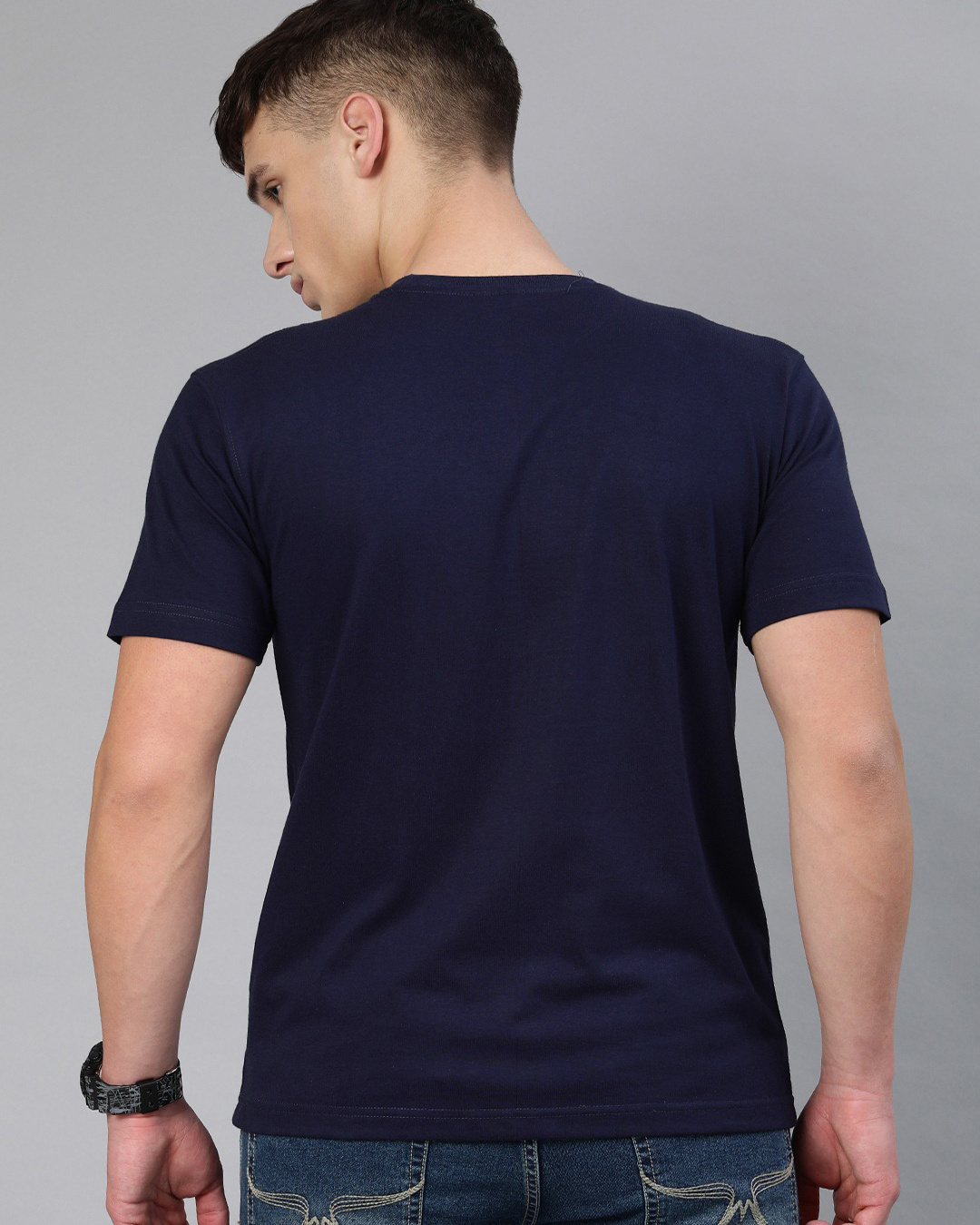 Shop Fearless Half Sleeve T Shirt For Men-Back
