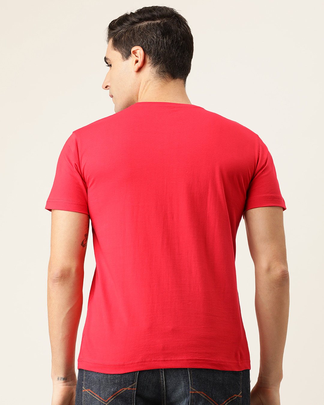 Shop Travel Eat Discover Half Sleeve T Shirt For Men-Back