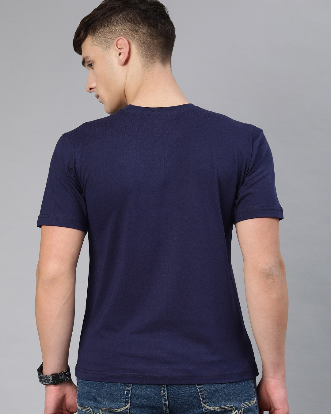 Shop Up Above Half Sleeve T Shirt For Men-Back