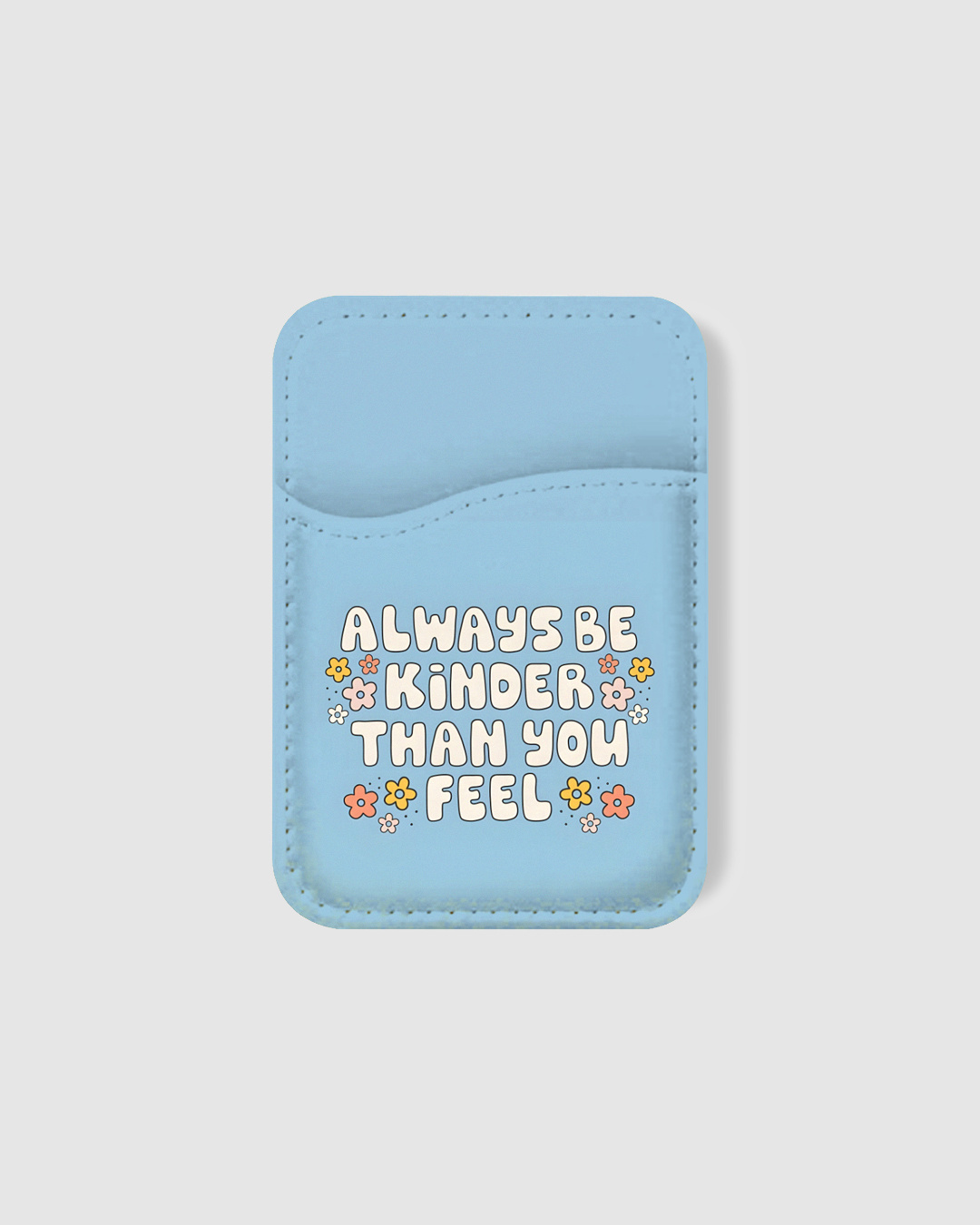 Shop Be Kinder Typography Mobile Card Holders-Back