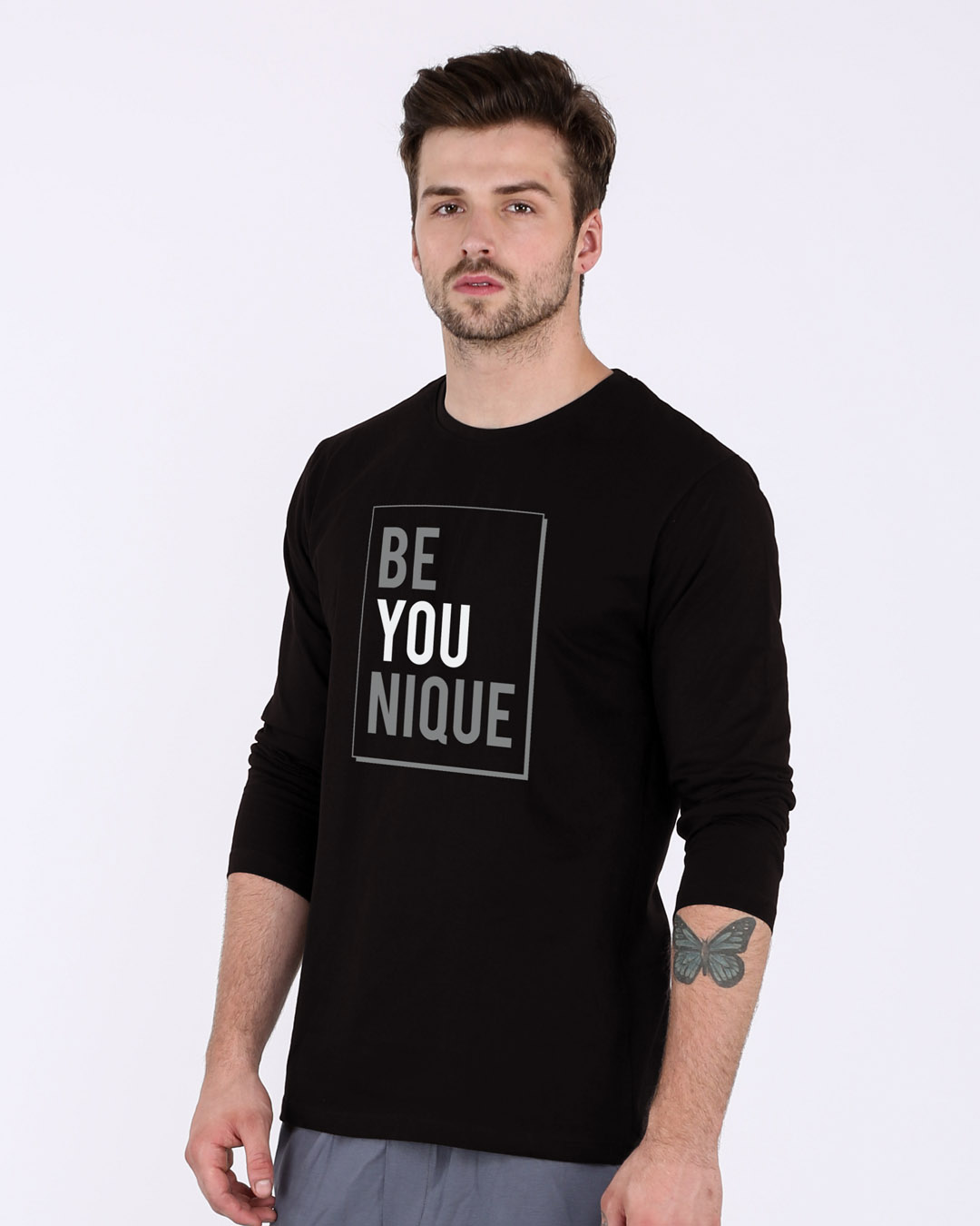 Shop Be Unique Full Sleeve T-Shirt-Back