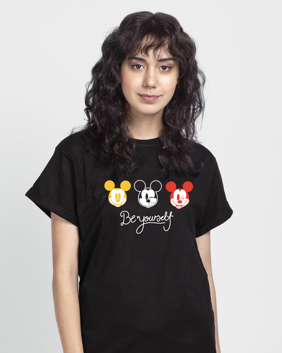 Be Yourself Mickey Boyfriend T-Shirt (DL)