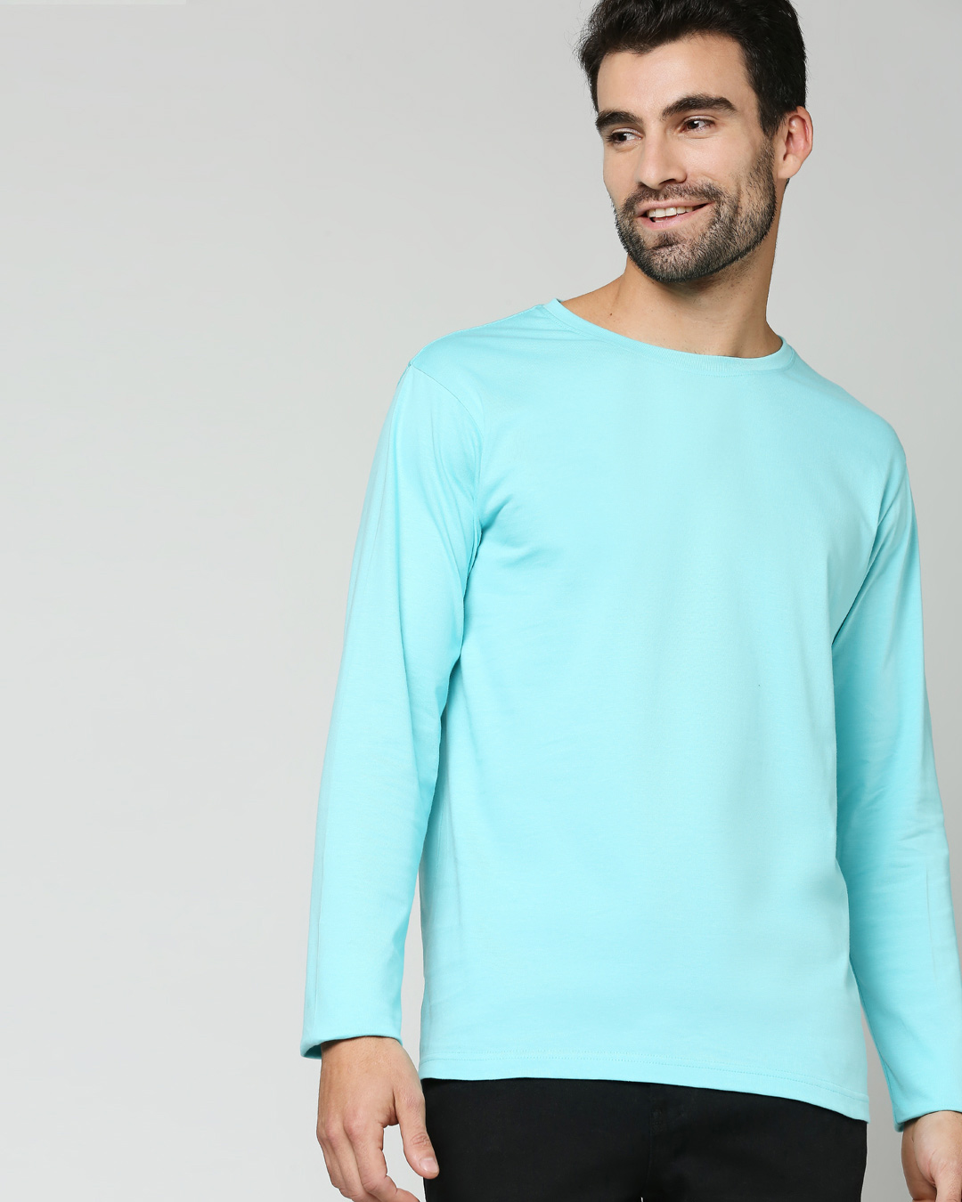 Shop Beach Blue Full Sleeve T-Shirt-Back