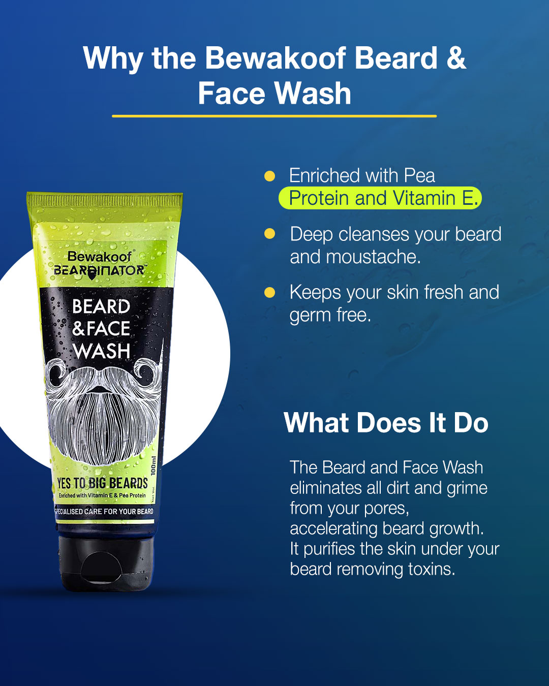 ShopBeardinator Beard And Face Wash 100 Ml