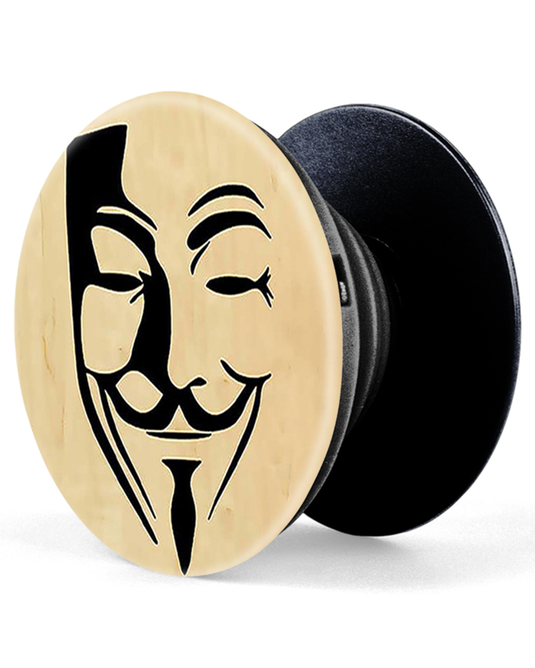 Socket Mask Buy Beige Anonymous Mask Pop Socket Online in India at Bewakoof