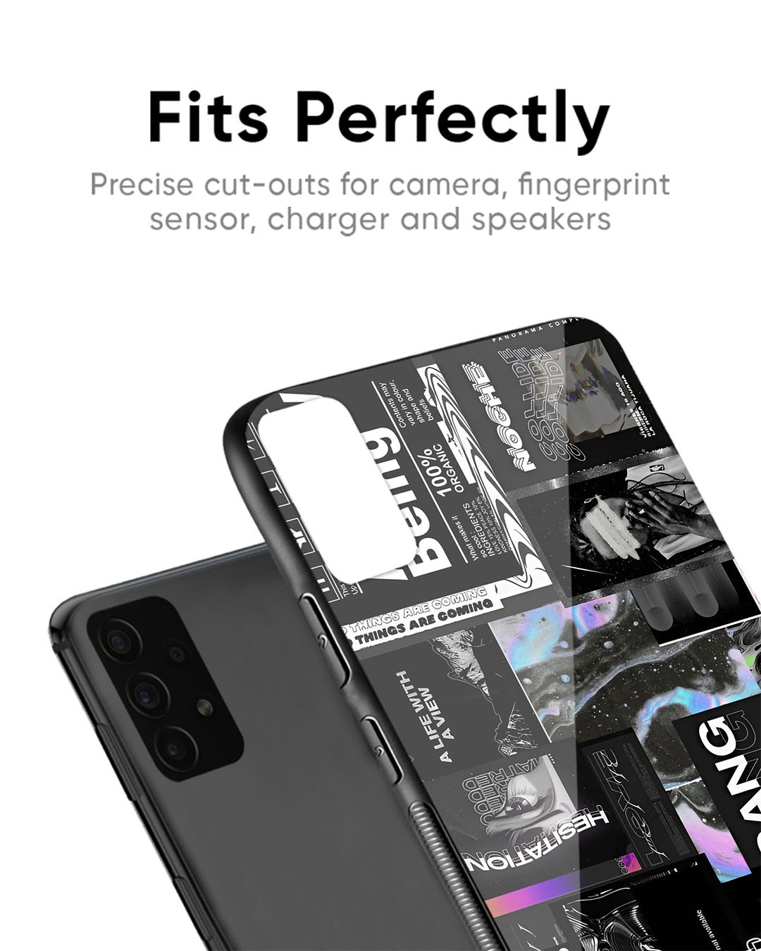 Shop Being Anxiety Premium Glass Case for Apple iPhone 13 Pro (Shock Proof, Scratch Resistant)-Back