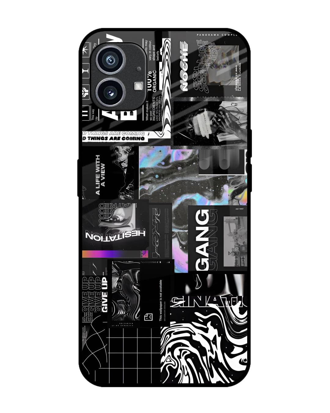 Buy Being Anxiety Premium Glass Case for Nothing Phone 1 (Shock Proof ...