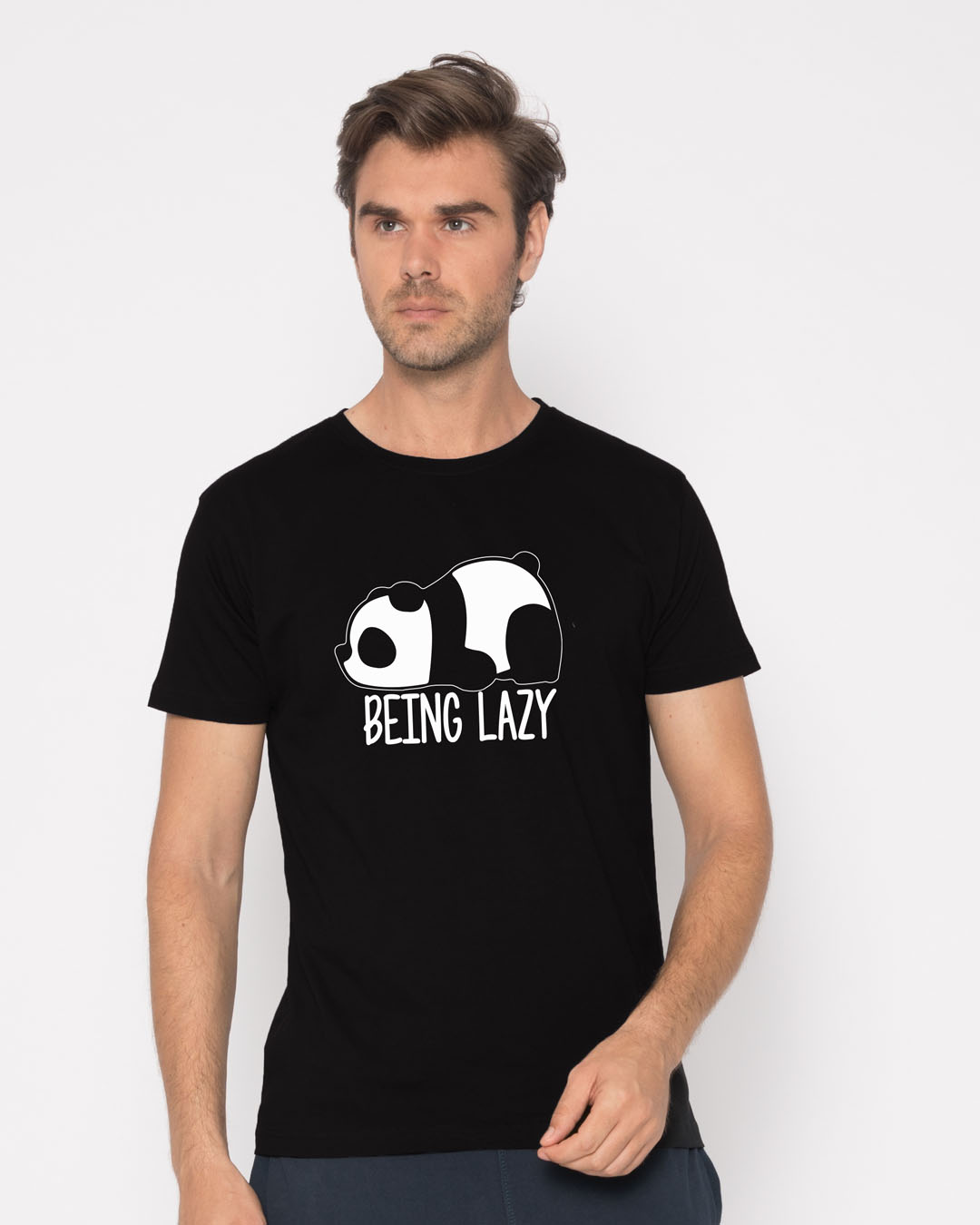 Shop Being Lazy Half Sleeve T-Shirt-Back