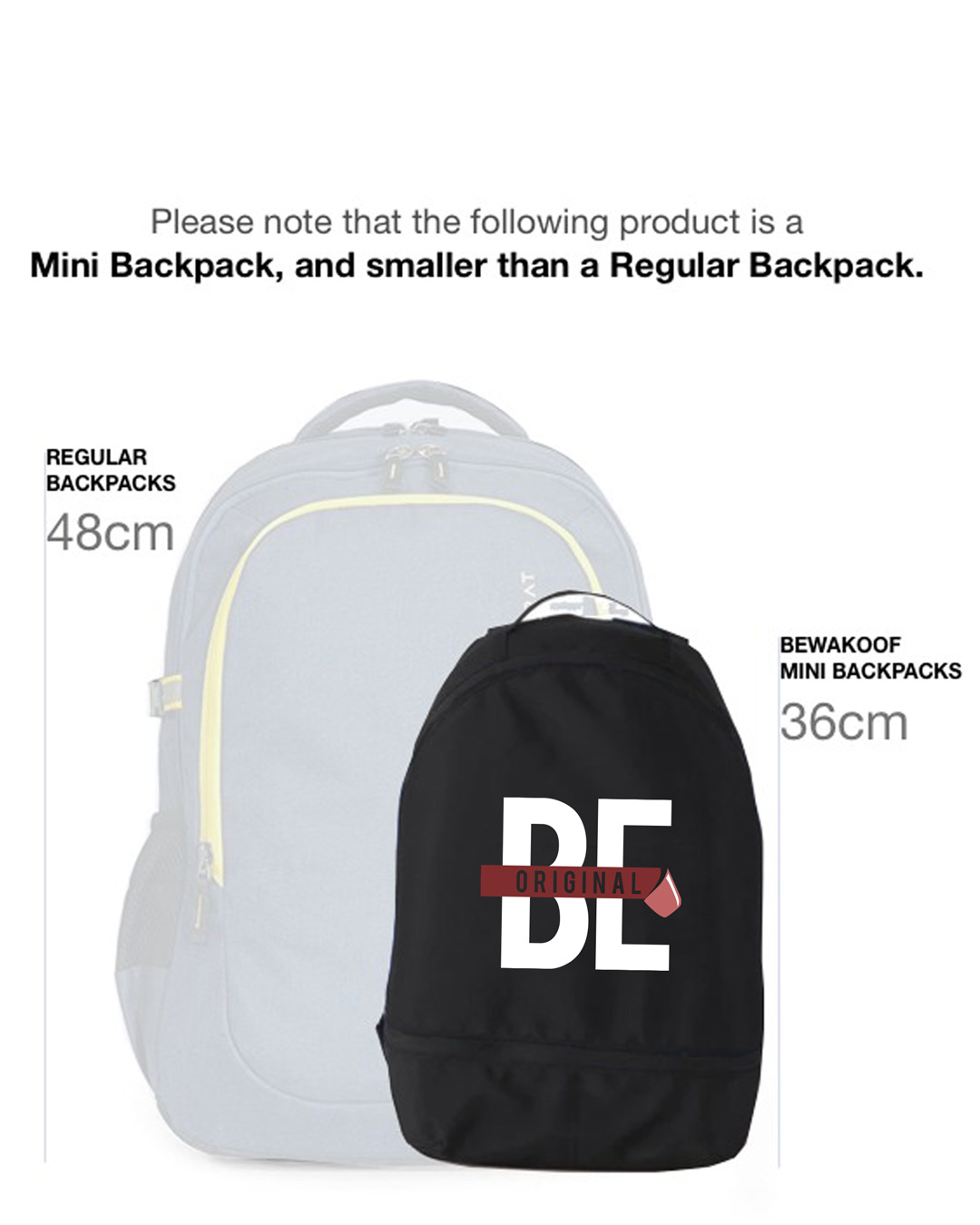 Shop Being Original Small Backpack-Back