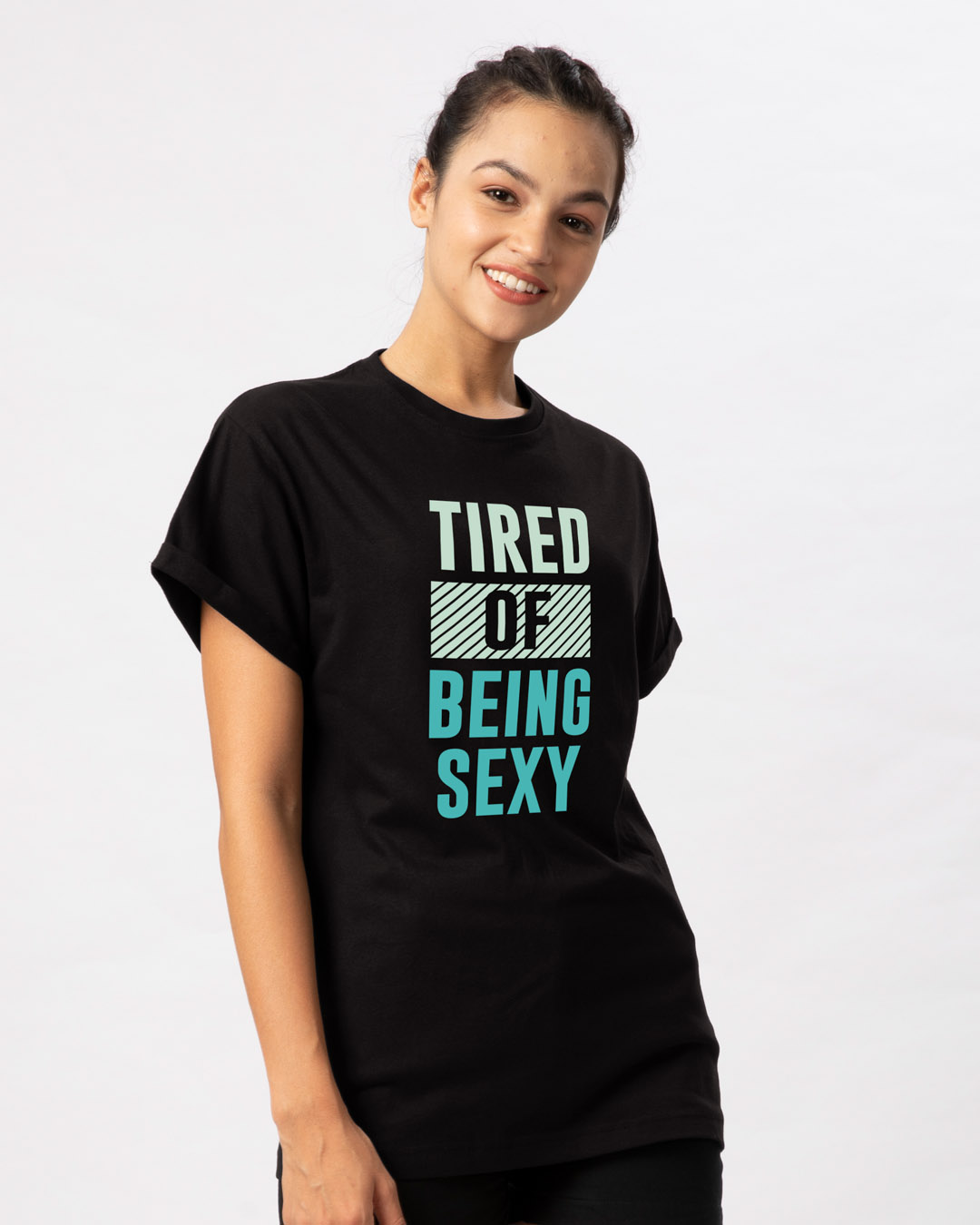 Shop Being Sexy Boyfriend T-Shirt-Back