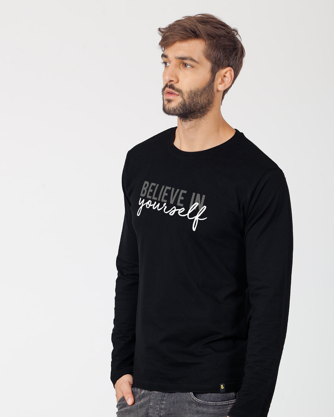 Shop Believe In You Full Sleeve T-Shirt-Back