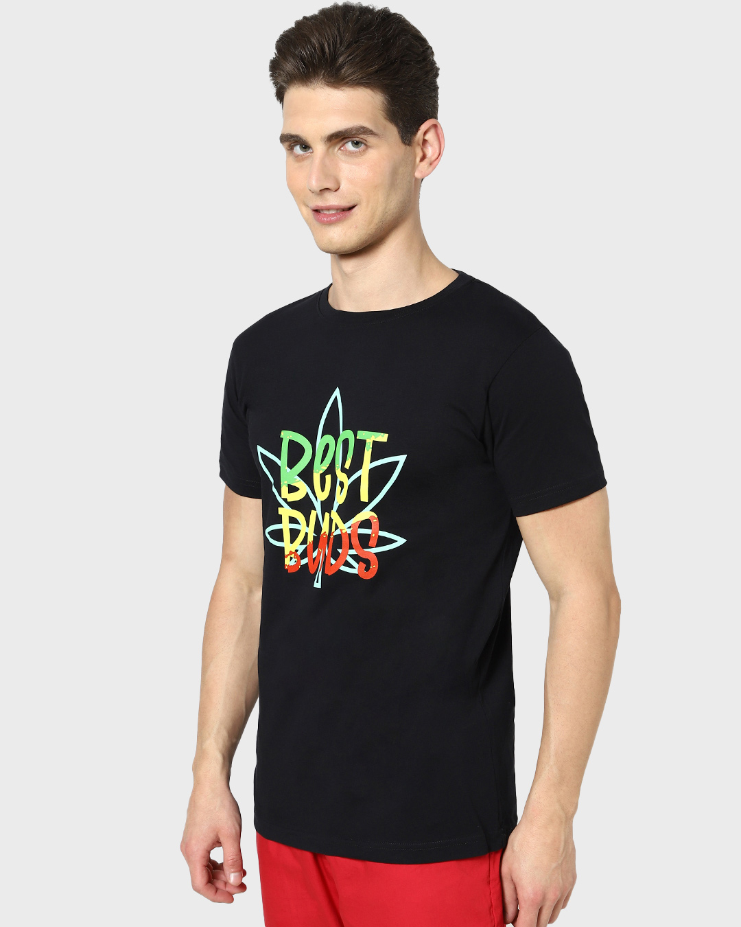 Shop Best Buds Half Sleeve T-Shirt-Back