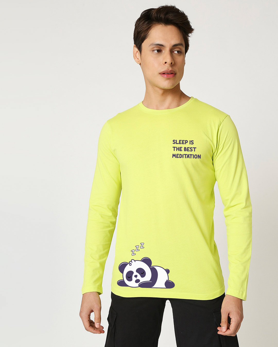 Shop Best Motivation Full Sleeve T-Shirt Neo Mint-Back